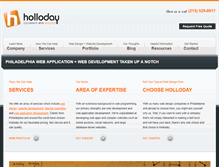 Tablet Screenshot of holloday.com